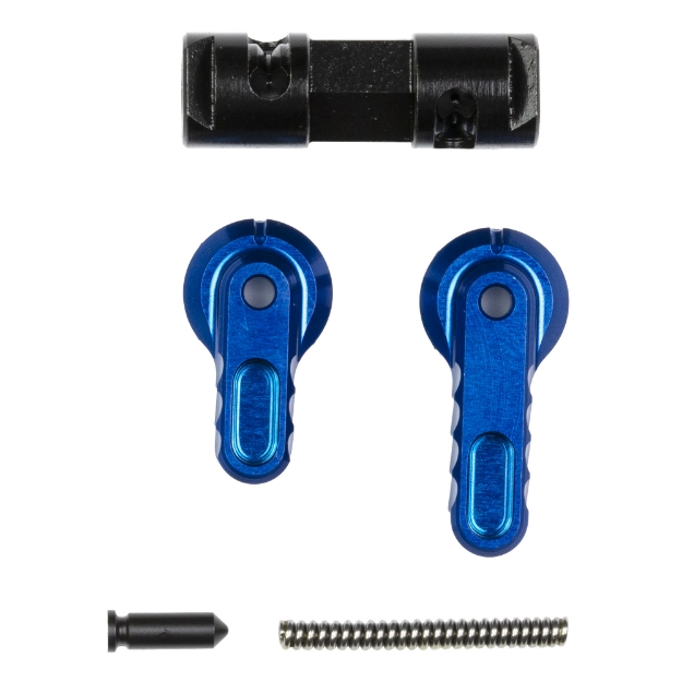 Picture of Battle Arms Development BAD-ASS-LITE  Ambidextrous Safety Selector  90/60  Lightweight  Reversible  Anodized Finish  Blue  Fits AR-15  Aluminum Construction BAD-ASS-LITE-BLUE