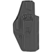 Picture of Crucial Concealment Covert IWB  Inside Waistband Holster  Ambidextrous  Kydex  Black  Fits S&W Shield EZ 9/380 1159