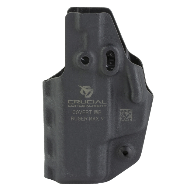 Picture of Crucial Concealment Covert IWB  Inside Waistband Holster  Ambidextrous  Kydex  Black  Fits Ruger Max-9 1205