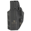 Picture of Crucial Concealment Covert IWB  Inside Waistband Holster  Ambidextrous  Fits FN 509/510/545  Kydex  Black 1313