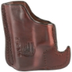 Picture of Don Hume 001 Front Pocket Holster  Fits Glock 42  Ambidextrous  Brown Leather J100144R