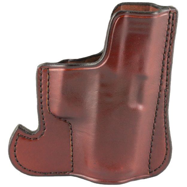 Picture of Don Hume 001 Front Pocket Holster  Fits Glock 43/43X  Ambidextrous  Brown Leather J100306R