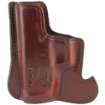 Picture of Don Hume 001 Front Pocket Holster  Fits Glock 43/43X  Ambidextrous  Brown Leather J100306R