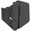 Picture of Mission First Tactical Minimalist  Inside Waistband Holster  Ambidextrous  Fits Springfield XDS9/40 3.3"  Black Kydex  Includes 1.5" Belt Attachment H2SFXDSAIWBM