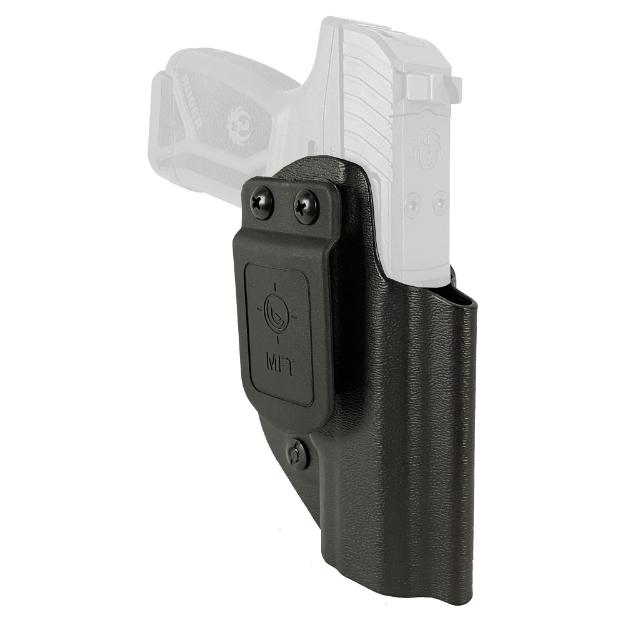 Picture of Mission First Tactical Hybrid Holster  Inside Waistband Holster  Ambidextrous  Fits Ruger Max-9  Kydex with Leather Shell  Includes 1.5" Belt Attachment  Black H3-RG-5-BLK2