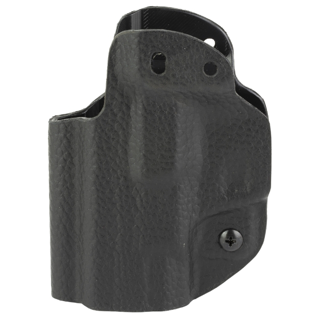 Picture of Mission First Tactical Hybrid Holster  Inside Waistband Holster  Ambidextrous  Fits S&W Shield  Kydex with Leather Shell  Includes 1.5" Belt Attachment  Black H3-SAW-1-BLK2