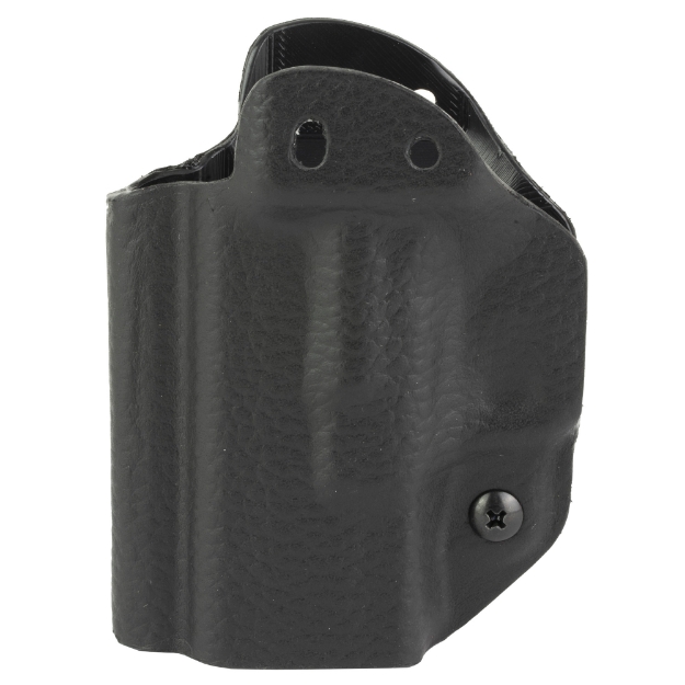 Picture of Mission First Tactical Hybrid Holster  Inside Waistband Holster  Ambidextrous  Fits Springfield Hellcat  Kydex with Leather Shell  Includes 1.5" Belt Attachment  Black H3-SFD-1-BLK2