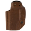 Picture of Mission First Tactical Hybrid Holster  Inside Waistband Holster  Ambidextrous  Fits Taurus PT111/G2/G2C/G2S/G3c  Kydex with Leather Shell  Includes 1.5" Belt Attachment  Brown H3-TU-1-BR1