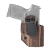 Picture of Mission First Tactical Hybrid Holster  Inside Waistband Holster  Ambidextrous  Fits Taurus G4  Kydex with Leather Shell  Includes 1.5" Belt Attachment  Brown H3-TU-3-BR1