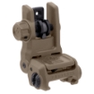 Picture of Magpul Industries MBUS 3 Back-Up Rear Sight  Rapid-Select Rear Aperture System  Ambidextrous Push-Button Deployment  Fits Picatinny Rails  Flat Dark Earth MAG1167-FDE