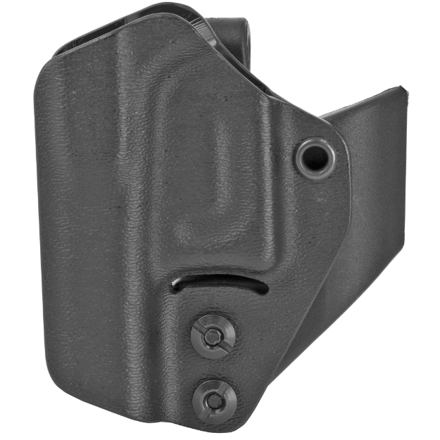 Picture of Mission First Tactical Minimalist  Inside Waistband Holster  Ambidextrous  Fits Glock 42/43/43x/48  Black Kydex   Includes 1.5" Belt Attachment H2GL43AIWBM