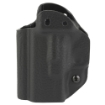 Picture of Mission First Tactical Hybrid Holster  Inside Waistband Holster  Ambidextrous  Fits Springfield Hellcat  Kydex with Leather Shell  Includes 1.5" Belt Attachment  Black H3-SFD-1-BLK2
