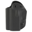 Picture of Mission First Tactical Hybrid Holster  Inside Waistband Holster  Ambidextrous  Fits Sig P365  Kydex with Leather Shell  Includes 1.5" Belt Attachment  Black H3-SIG-1-BLK2