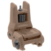 Picture of Magpul Industries MBUS 3 Back-Up Front Sight  Tool-Less Elevation Adjustment Similar to MBUS Pro  Ambidextrous Push-Button Deployment  Fits Picatinny Rails  Flip Up  Flat Dark Earth MAG1166-FDE