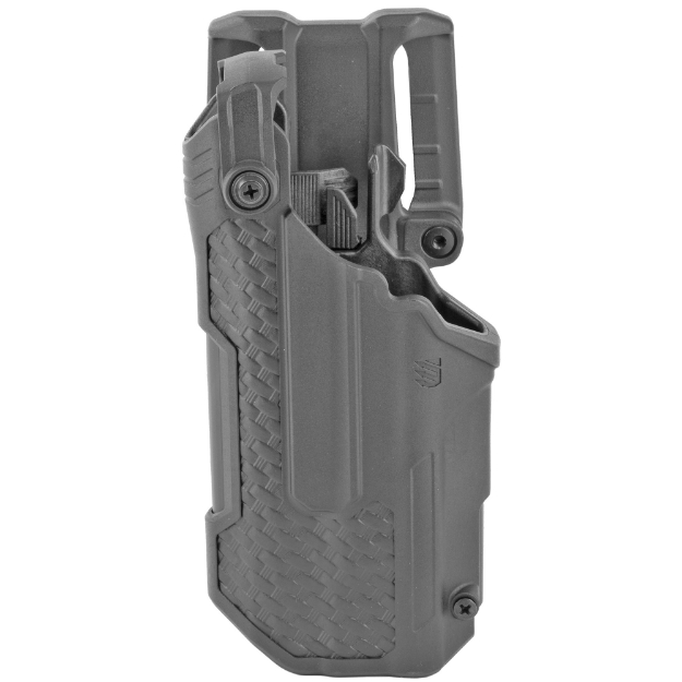 Picture of Blackhawk  T-Series Level 3 Duty Light-Bearing Basketweave Holster - Black - Left Handed